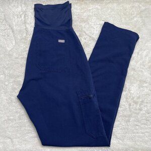 Figs Women's Navy Blue Maternity 2.0 Scrub Pants Size Small
